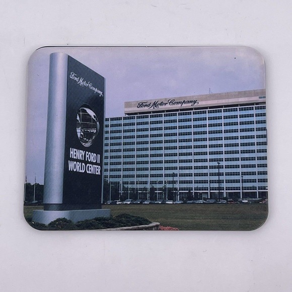 UAW Ford Coaster Set Collectible Gift Solidarity House Programs Center Desk Case - Picture 4 of 9